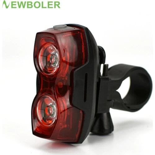 NEWBOLER Bike Warning Light Riding Tail light Mountain Road Bike Cycling Tail-lamp Battery LED Bicycle Lights Bike Accessories