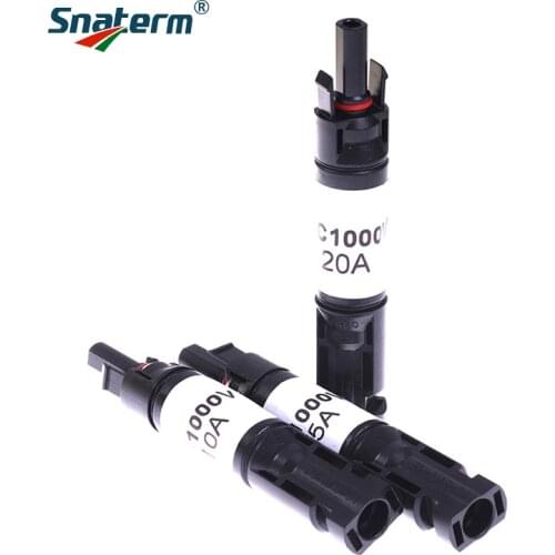 NEW 1pcs 10A 15A 20A 30A DC Diode Solar Plug Connector CNMC4 PV Solar Diode Connector For Solar PV System free shipping