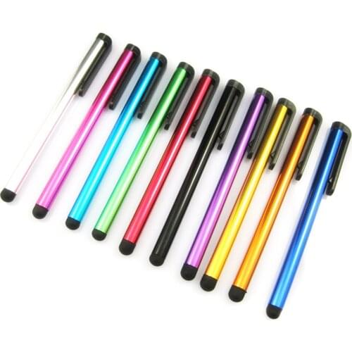 100pcs/lot Portable Mobile Phone Stylus Pen Touch Pen for iPhone iPad Samsung Huawei Xiaomi Pad Laptop with Capacitive Screen