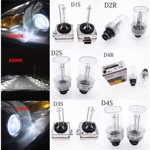 2PCS HID Bulb Xenon Headlight Bulb Car Flashing Light For Headlamp Light Kit Bulb D1S D2S D3S D4S D1R D2R D3R D4R 6000K 4300K