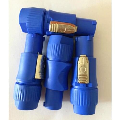 5sets Audio LED with 3 core professional plug audio power plug speaker 3 core plug NAC3FCA input flame retardant