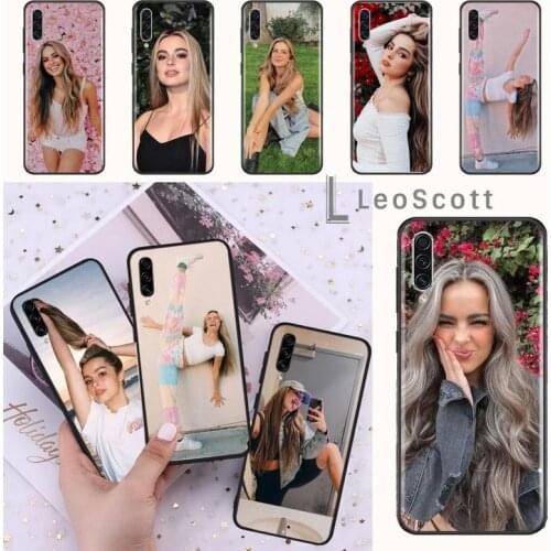 American IC funny girl Addison Rae Phone Case For Samsung A20 A30 30s A40 A7 2018 J2 J7 prime J4 Plus S5 Note 9 10 Plus