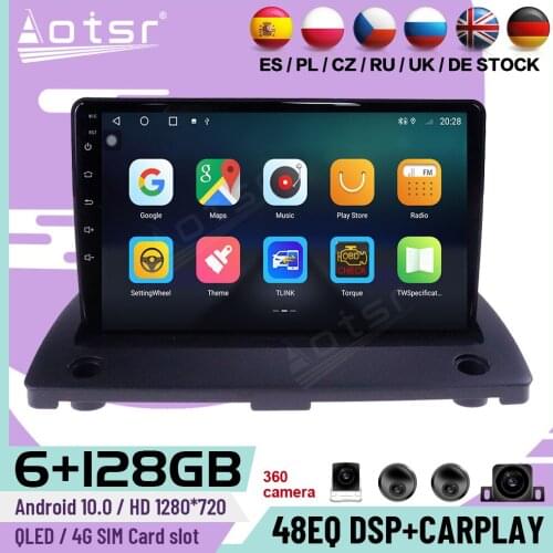 128G Carplay Car Stereo Android Player For Volvo XC90 2004 2005 2006 2007 2008 2009 2010 2011 2012 2013 2014 GPS Radio Head Unit