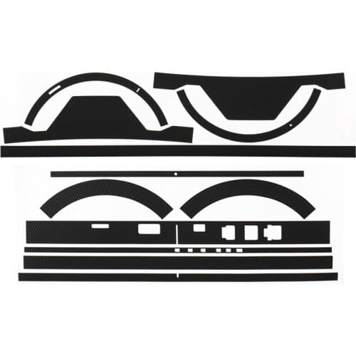 KIWIFOTOS Anti-Scratch Lens Hood Cover Skin Film For Panasonic Lumix S 24-105mm f/4 Macro O.I.S. lens 3M Sticker Matrix Black