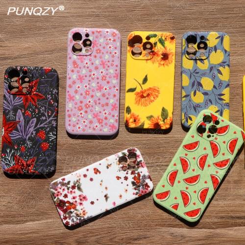 PUNQZY Soft TPU Phone Case For iPhone 12 11 PRO MAX XR XS 8 7PLUS Silica Gel Bubble Decompression Color Gradient Drop Protection