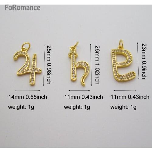 Jewelry making designer DIY charms YELLOW GOLD GP 18" CHAIN & SPECIAL DESIGNS FULL CZ STONS PENDANT 3 STYLES CAN BE CHOSEN