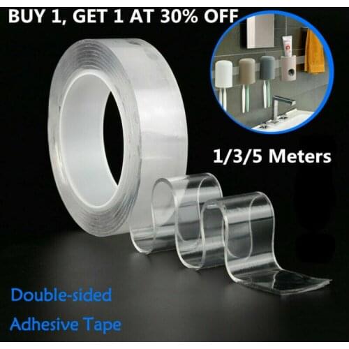 Hot Sale Double Sided Grip Tape Traceless Washable Adhesive Tape Nano Invisible Gel