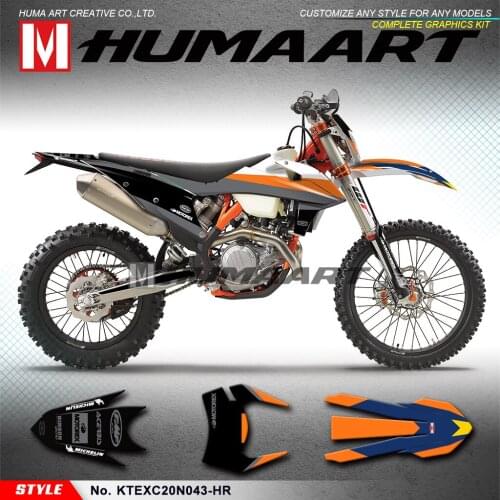 HUMAART Personalised Graphics for EXC EXC-F XC-W XCF-W 150 300 500 SX SXF XC-F 125 250 350 450 2019 2020 2021 2022
