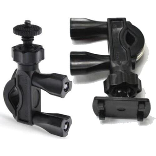 2 Type U Rotatable Bike Bicycle Handlebar Mount Holder Adapter Motorbike Clip Bracket For Hero 5/4/3 7 8 6 Session Sports Camera