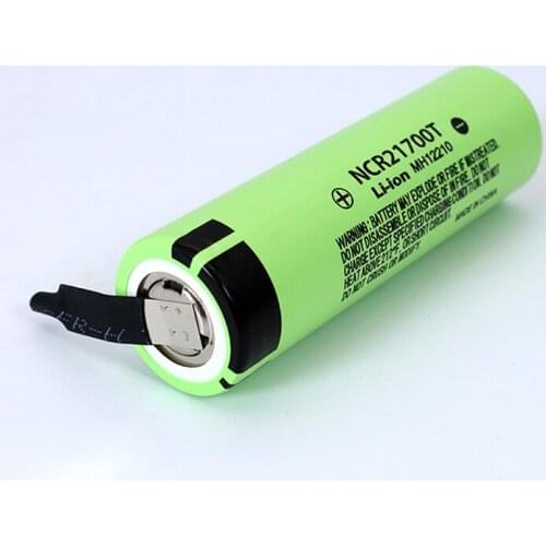 3.7V NCR21700T 4800mAh li-lon battery 21700 15A 5C Rate Discharge ternary Electric Car lithium batteries DIY Nickel sheets