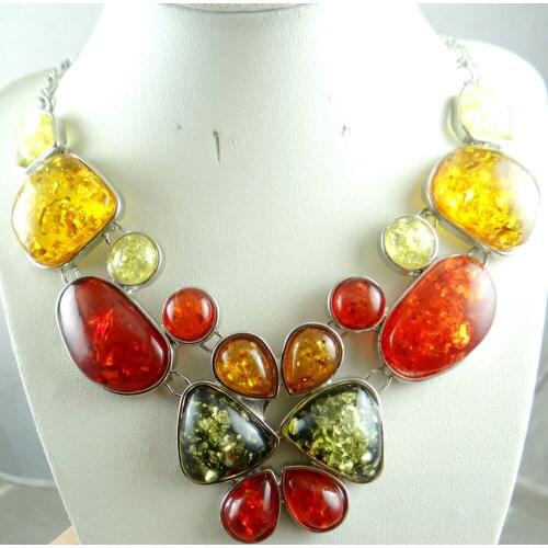 Natural stone Turquoises Quartz Crystal Opal Amber Pendant for diy Jewelry making necklace Accessories