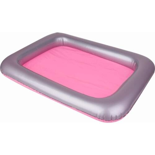 New Arrivals 1pc Inflatable Kids Unisex Play Tray Toys Random Color Floating Bath Toys Birthday Baby Shower Party Favors Gift
