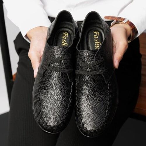 Shoe leather slip man cuero hot fashion flat sports de for para sale casuales shoes sneakers spring sneaker men informales male