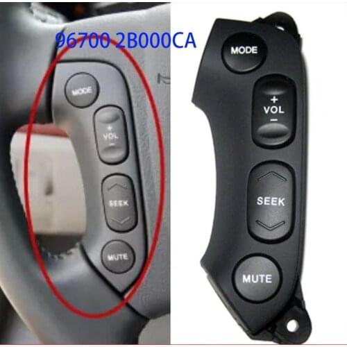 Original Steering Wheel Multimedia Volume Control Adjusting Switch Button for Modern Santa Fe 2006-2012 OEM 967002B000CA