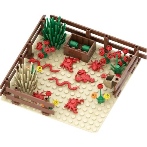 Insect Field House MOC Compatible Major Brand Toys Building Block Classic Collections Assembled Brick Handmade Design