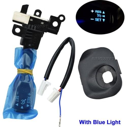 With backlight 84632-34011 84632-34017 Cruise Control Switch Kit For Toyota Camry (Hybrid) Steering Wheel Cover 45186-06300-C0