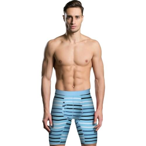 4 pcs/lot Mens Cotton Striped Underpants Large Size Underwear Man Boxershorts Sexy Intimate Boxer Shorts