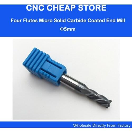 3pcs 4F carbide end mill HRC55 4 Flute Milling cutter cnc Router endmill End milling bits cnc tools cutting tool 6*5*13*50mm