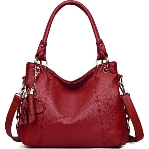 Women Leather Handbags Women Messenger Bags Designer Crossbody Bag Women Retro Tote Shoulder Bags Female Top-handle Bags Vintage