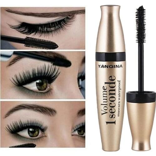 1Pc Makeup Mascara Thick Curling Lengthening Eyelash Waterproof Lasting Volumising Eyelash Non Staining Grind Texture Mascara