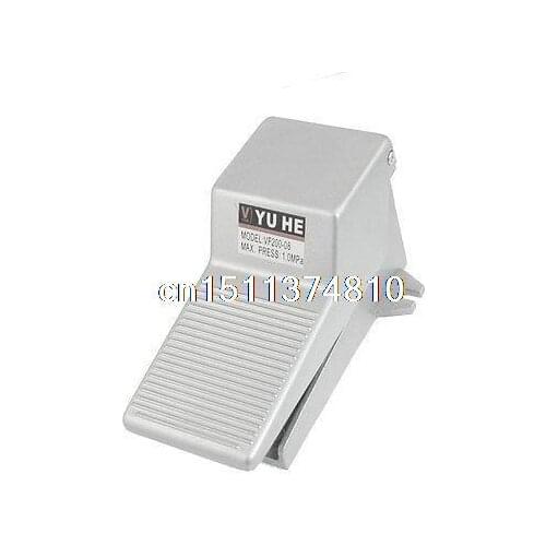 1/4"NPT 2 Position 3 Way Nonslip Momentary Pneumatic Foot Pedal Valve Air Switch