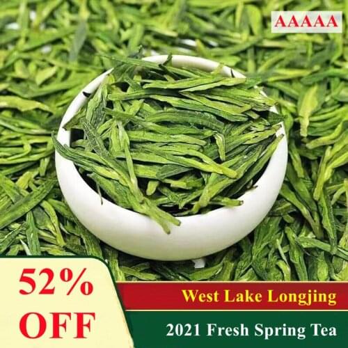 2021 5A Famous Good Quality Dragon Well Chinese Tea the Chinese Green Tea West Lake Dragon Well Health Care Slimming Beauty
