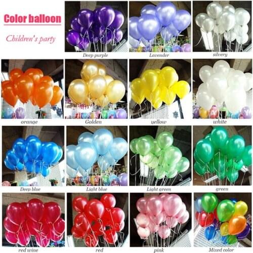 25pcs/lot 1.5g Pink Latex Balloons 10inches Inflatable Wedding Decorations for Baby Shower Air Ball Happy Birthday Party Ballons