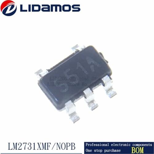 5-100Piece LM2731XMF/NOPB LM2731XMF Marking S51A New original LM2731 Switching Voltage Regulators 0.6/1.6MHZ
