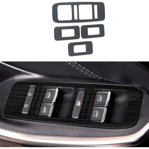 Drawing Accessories For Chery Tiggo 8 2018 2019 Drawing black Window Armrest Switch Button Knob Panel Stainless steel Trim