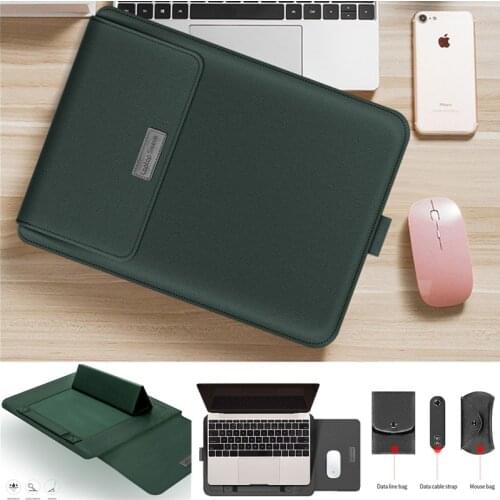 PU Leather Laptop Case For Huawei matebook X pro D14 D15 13.9"13"14"15 " Pouch Bag Cover Laptop Sleeve For Macbook Air 13 2020