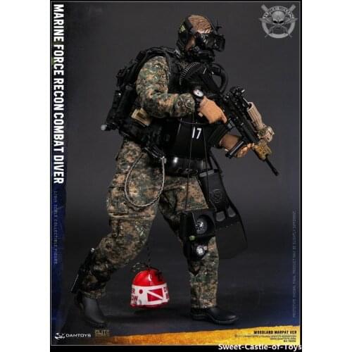 DAMTOYS DAM 78055 USMC Marine Corps Armed Reconnaissance Combat Divers Collection Action Figure for Fans Holiday Gift