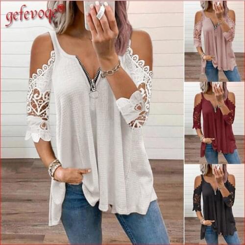 Gefevoqe Womens Summer T-shirts