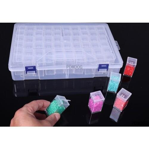 28/60 Grids 5D Diamond Painting Box Storage Box Diamond Painting Tools Accessories Jewelry Bead Storage Box