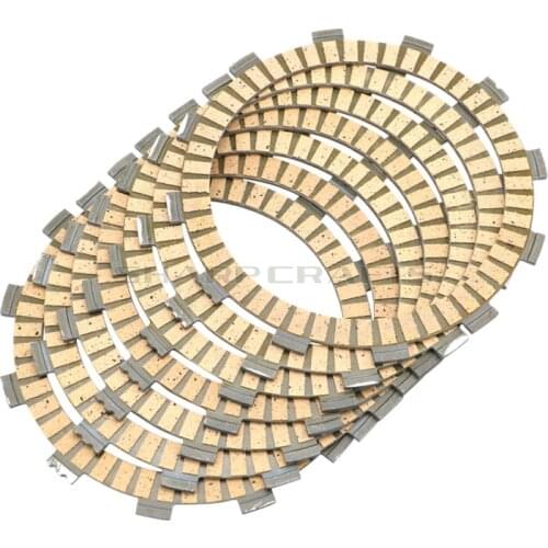 8x Engine Carbon Fibre impregnated Clutch Friction Plates Kits For YAMAHA BT1100 Bulldog YZ250 2T YZ450 YZ450F WR450 WR450F