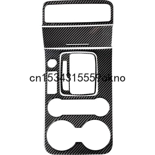 For Volkswagen Touareg 11-18 Central Control Door Panel Window Regulator Switch Carbon Fiber Steering Wheel Sticker