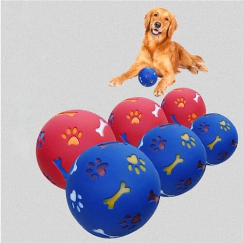 Puzzle Dog Toys Ball Kids Pitbull Interactive Pet Food Dispenser Small Big Pet Play Animals Game Puppy Chew Leakage Teething Toy