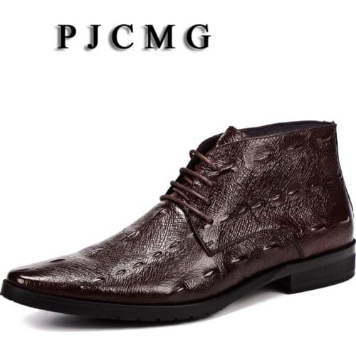 Мужские мотоботы Pjcmg China At AliExpress