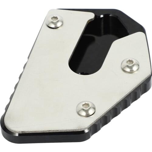 Kickstand Sidestand Stand Extension Enlarger Pad for Suzuki V-STROM 650 DL650 DL 650 2004-2011