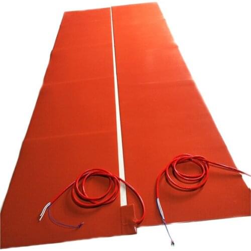 450*2300*1.5mm 240V 3000W Silicone Band Heater for Snowboard Press