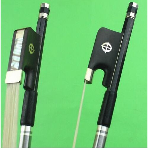 High quality black Lattice Carbon fiber 4/4 cello bow, Cello Parts accessories