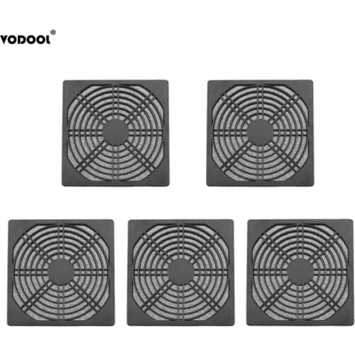 1/2/5Pcs 120mm PC Case Fan Dust Filter Guard Grill Protector Cover Plastic Computer Cooling Fan Cooler Radiator Cover Net