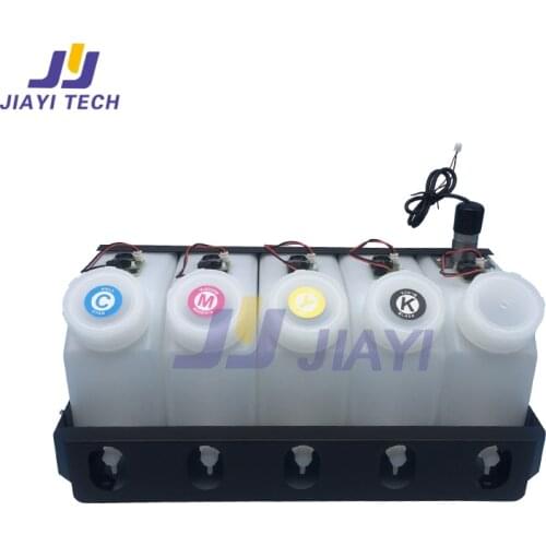1.8L 5 Color Alarm Ink Tank System with Stirring for Bulk Ink system/Continuous Ink Supply System for Epson Roland MimakiPrinter