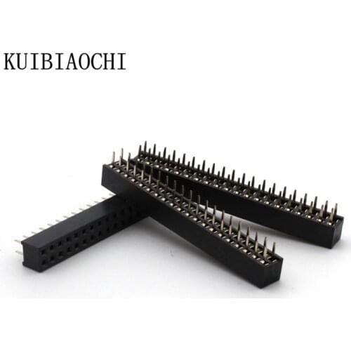 10pcs/lot High Quality 2x20 Pin 40P 2mm Double Row Female Straight Header Pitch