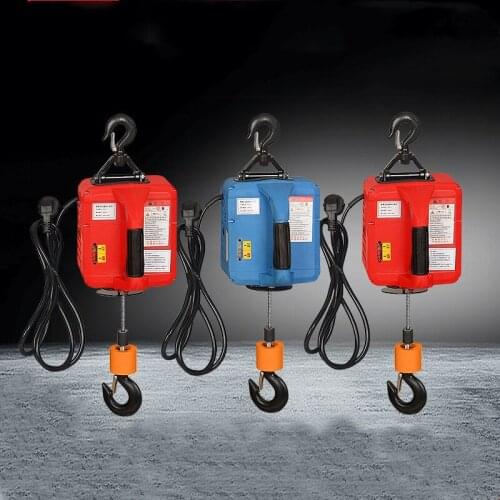 200KG Portable 220V Small Crane Simple Air Conditioning Installation Tool Electric Lifting Machine Device Household Equipment