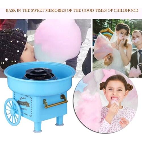 New Electric DIY Sweet Cotton Candy Maker Portable Cotton Sugar Floss Machine Children Girl Boy Gift Marshmallow Machine#db4