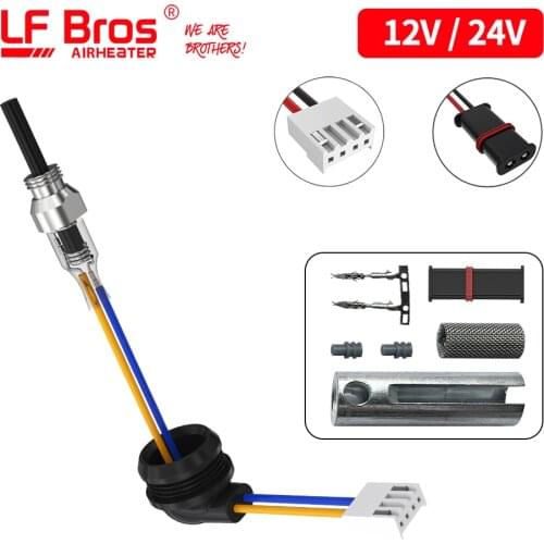 Diesel Heater Ceramic Glow Plug 24V 12V Eberspacher Airtronic D2 D4 D4S Air Diesel Parking Heater For Truck, Boat, Bus Camper