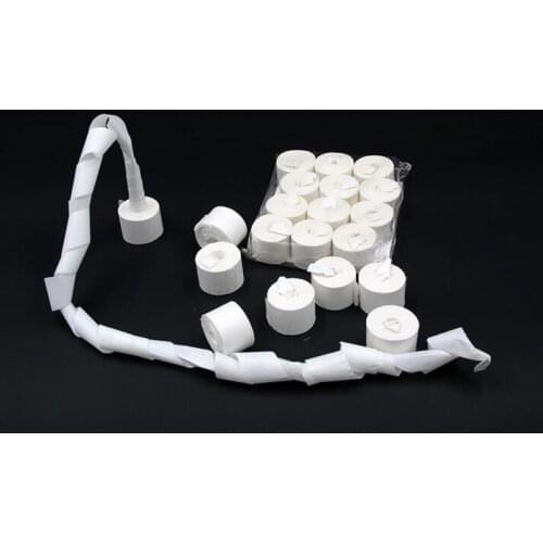 Free shipping! Top-quality 12 pcs/pack 19 Meters Mouth Coil Vomit Paper Close Up Magic Props Accessories YH169