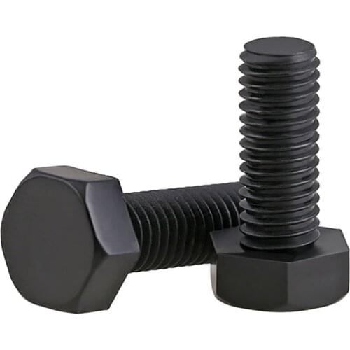Black Nylon Hexagonal Screw, Plastic Insulated Bolt M6 M8 M12