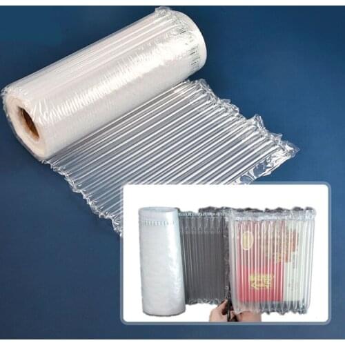 Logistics Buffer Fragile Bale Cushion Packaging Roll Film Protection Mailer 30cmx50m Air Column Inflatable Bubble Bag Shockproof