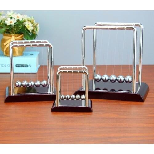 Newton Cradle Balance Steel Balls School Teaching Supplies Physics Science Pendulum Desk Toy Gifts Home Decoration